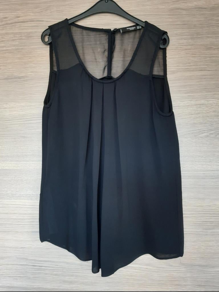 Blouse noire sans manches Mango taille XS, Vêtements | Femmes, Mango, Enlèvement ou Envoi, Taille 34 (XS) ou plus petite, Porté