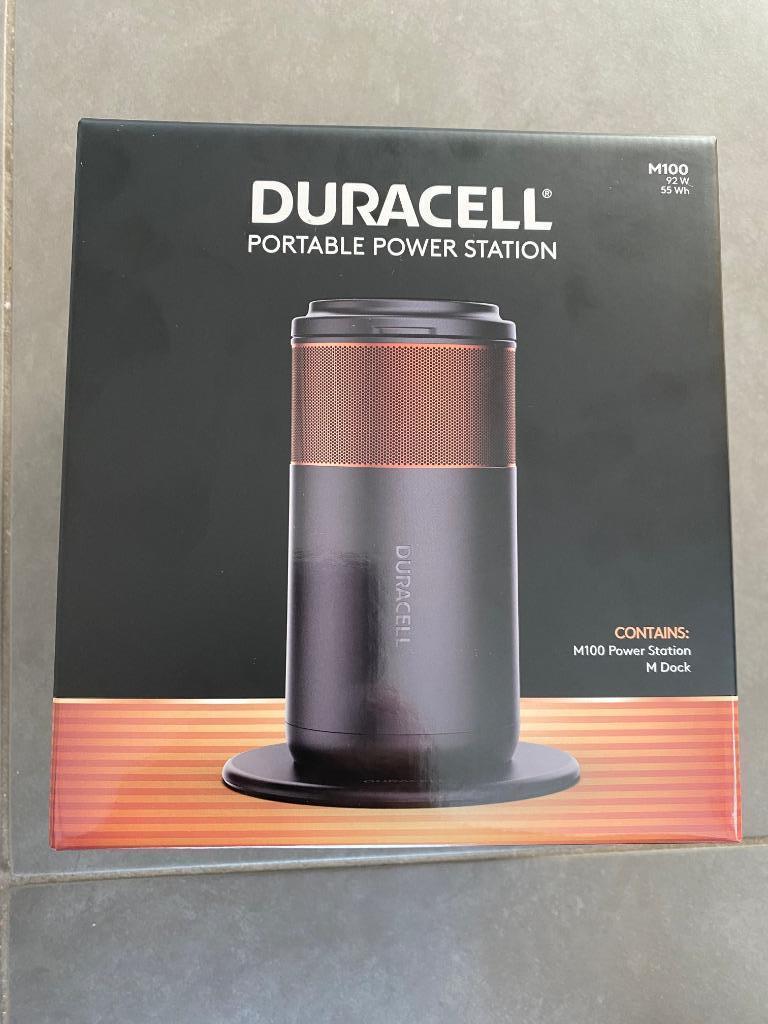 Duracell M100 draagbare powerstation powerbank, Ophalen of Verzenden, Nieuw, Overige merken