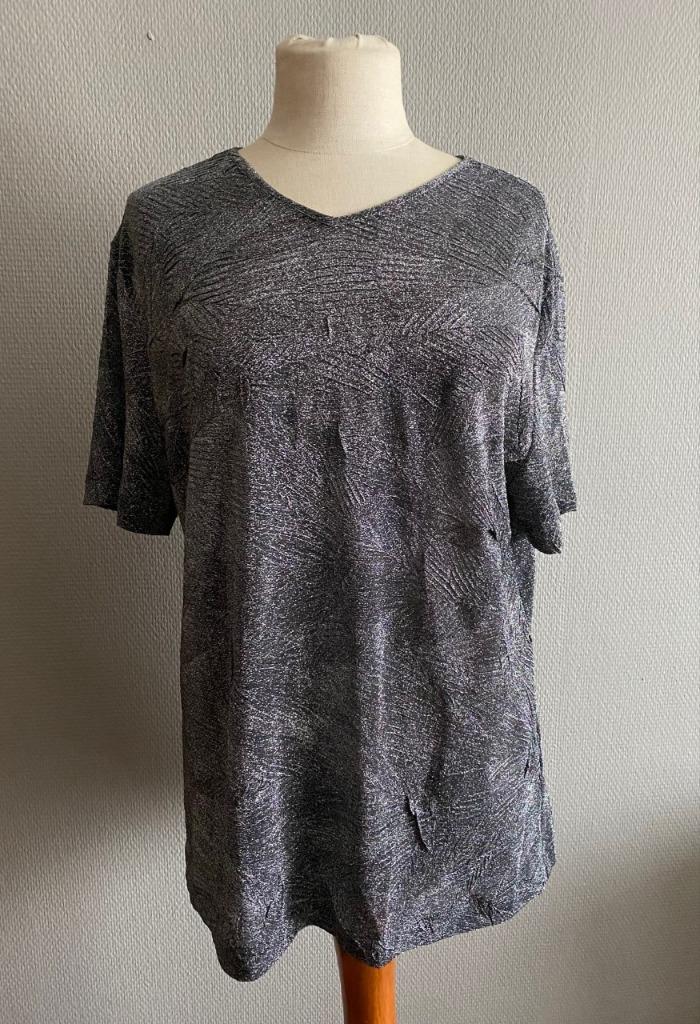 Grijs topje Betty Barclay maat 44, Taille 42/44 (L), Manches courtes, Gris, Betty Barclay