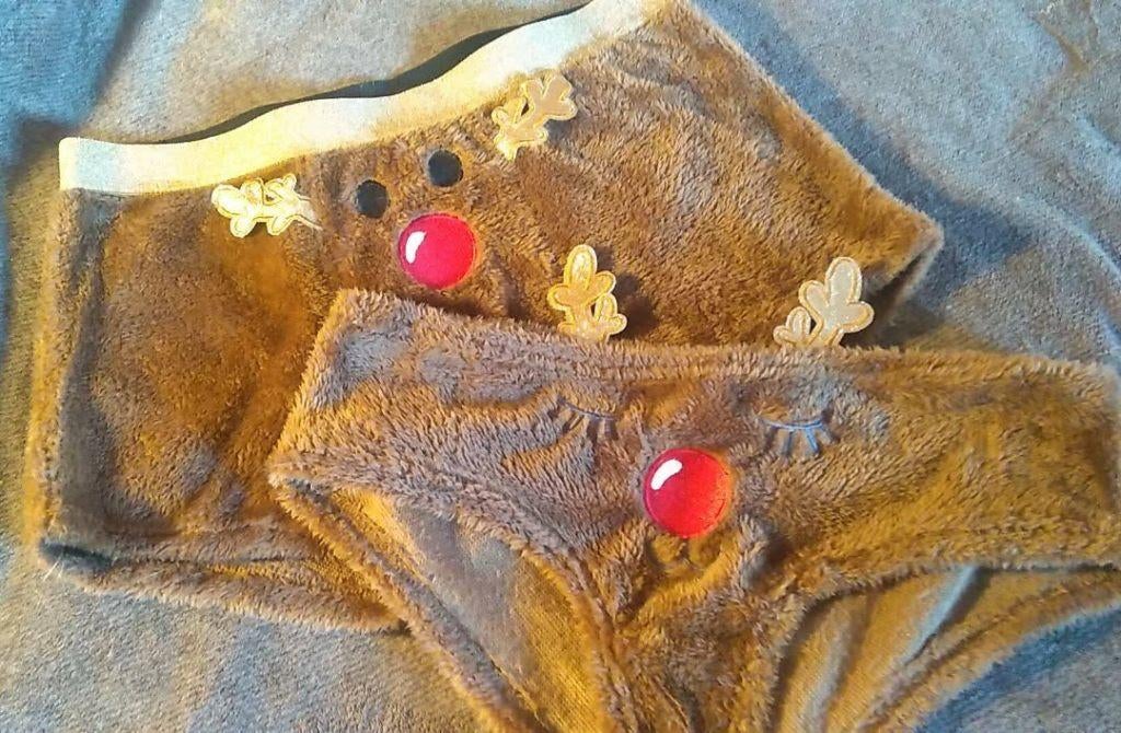 Kerst rendier broekje voor hem en haar, Enlèvement ou Envoi