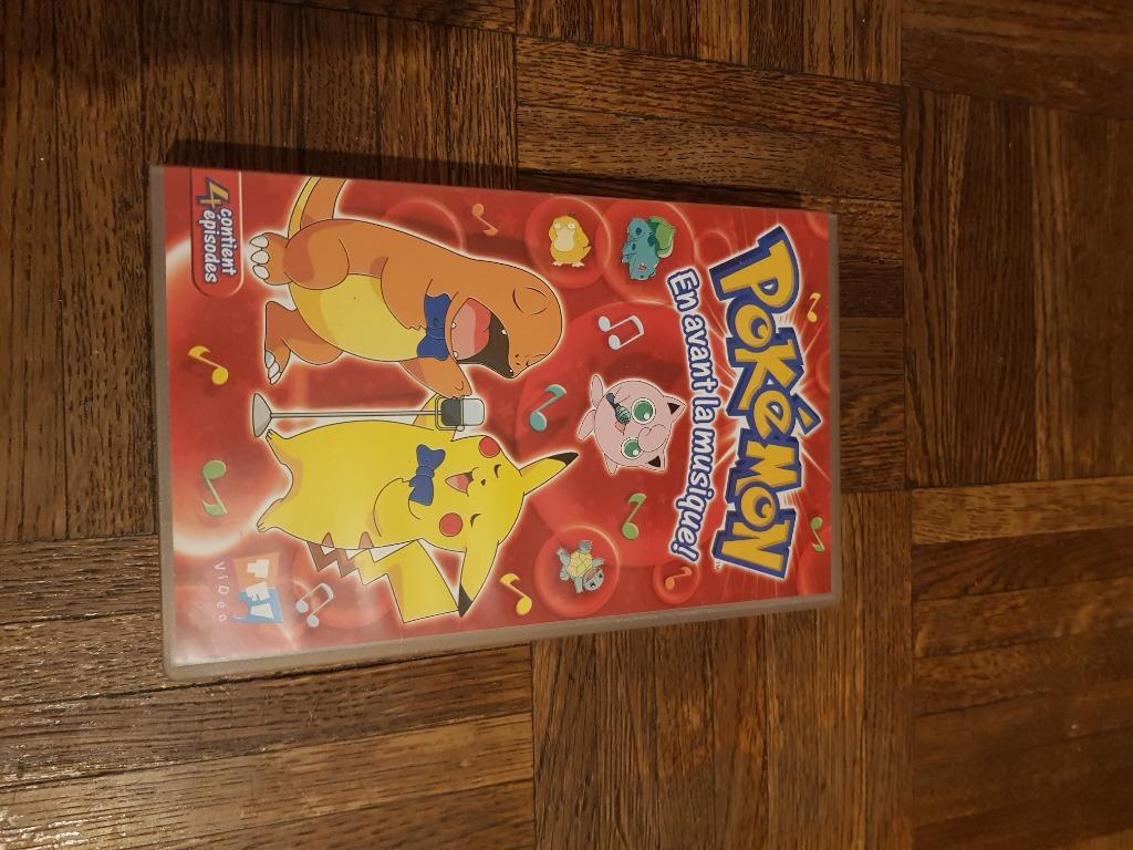 VHS pokemon, À partir de 6 ans, Dessin animé, Enlèvement, Utilisé