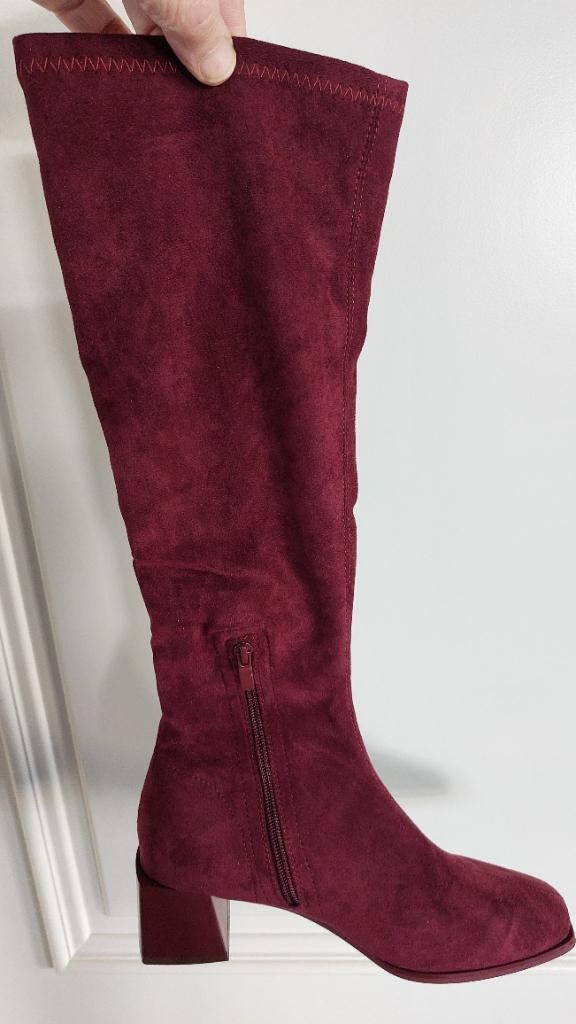 Bottes rouge vin., Enlèvement, Ideal, Bottes hautes, Neuf