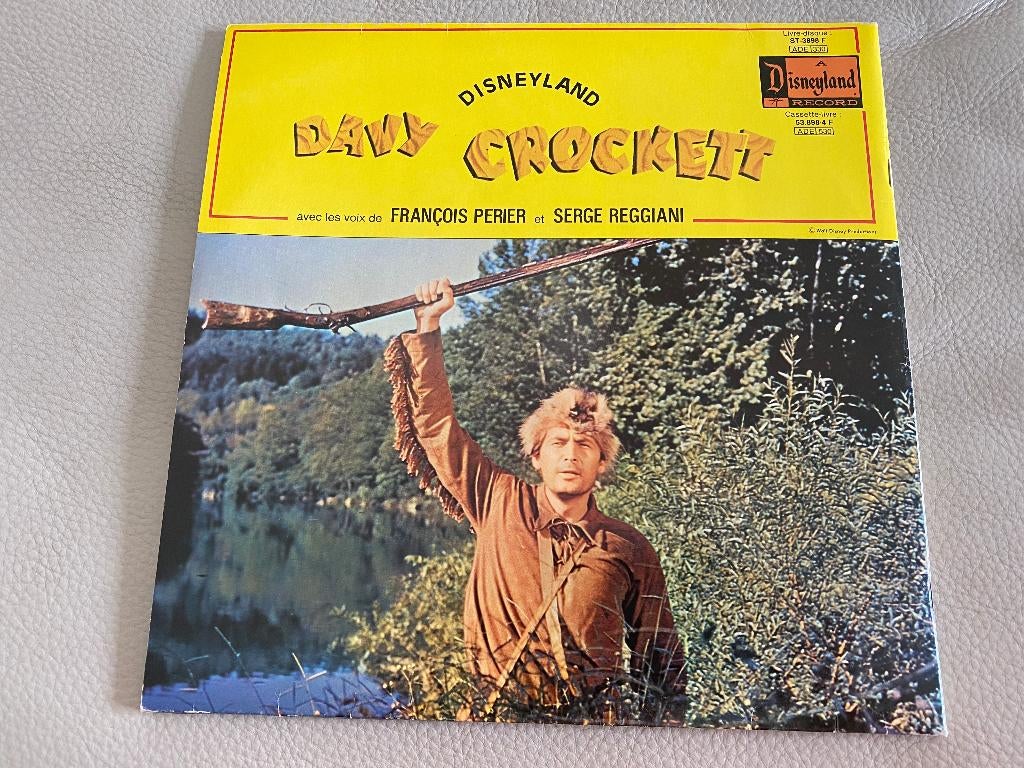 LP Davy Crockett - Walt Disney (Disneyland Record), Verzamelen, Ophalen of Verzenden, Gebruikt, Overige typen