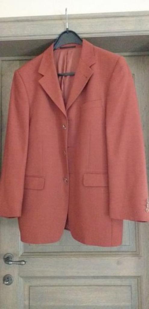 Blazer Homme Terracotta T48, Enlèvement ou Envoi, Porté, Taille 48/50 (M), Brun