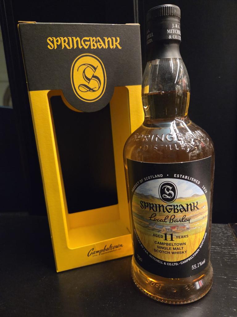 Springbank - Local Barley 11ans (2011), Ophalen of Verzenden, Nieuw, Overige gebieden, Overige typen