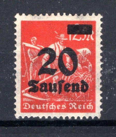 REICH ALLEMAND Taille 256 MH* 1923, Enlèvement ou Envoi, Non oblitéré