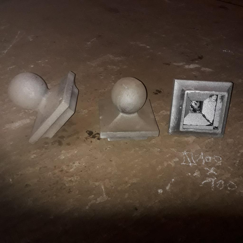 Paalkoppen, Enlèvement, Neuf, Aluminium, Clôture ornementale