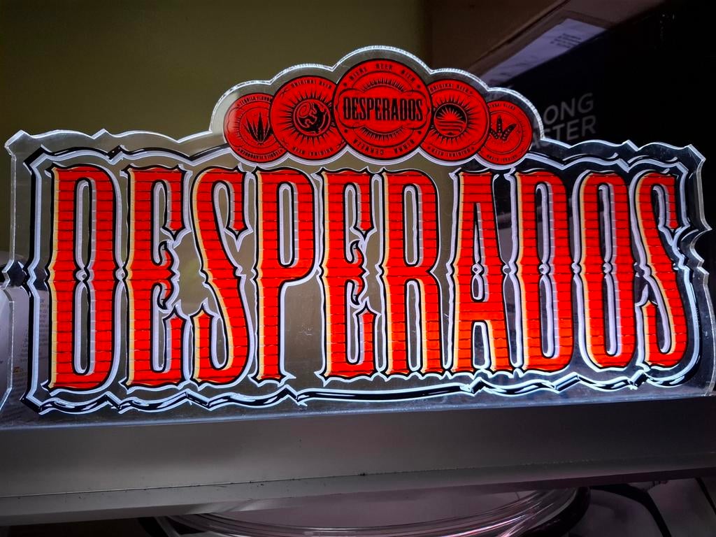 Lichtreclame desperados, Verzamelen, Ophalen of Verzenden, Nieuw
