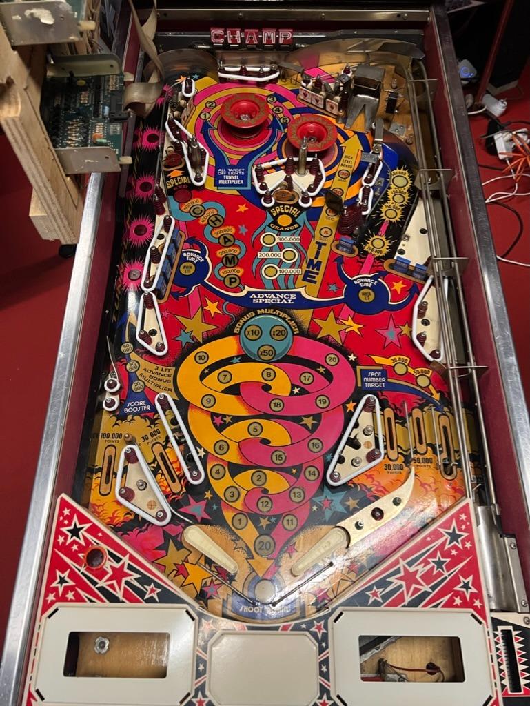 Zaccaria Pinball Champ '82', Collections, Machines | Flipper (jeu), Autres marques, Flipper (jeu), Enlèvement, Utilisé