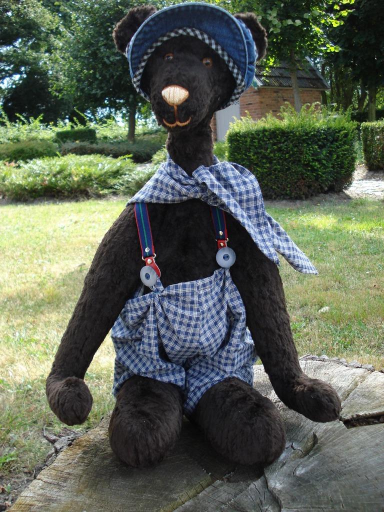 handgemaakte knuffeldieren 1, Ophalen of Verzenden, Nieuw, Stoffen beer