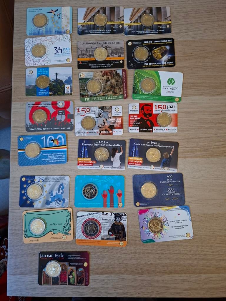 2 € Coincards, Postzegels en Munten, Munten en Bankbiljetten | Verzamelingen, Ophalen of Verzenden