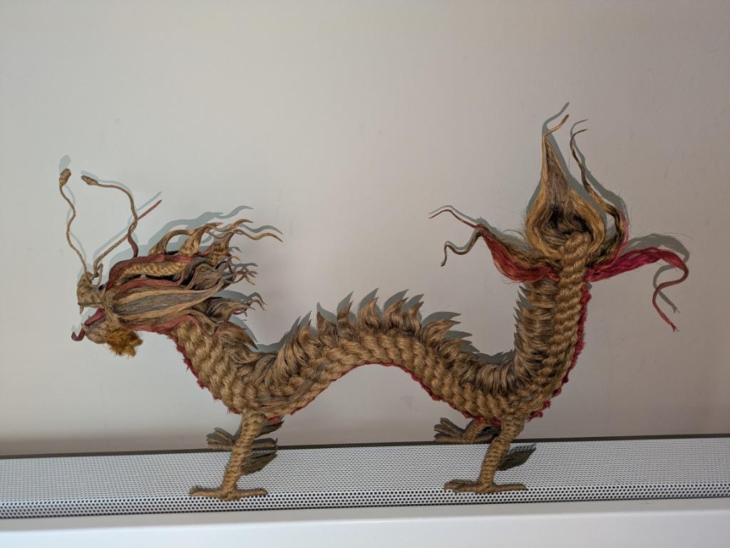 Draak macrame, Ophalen of Verzenden, Gebruikt