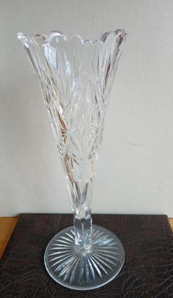 Kristallen Vaas. Val Saint Lambert 1900., Collections, Verres & Petits Verres, Enlèvement