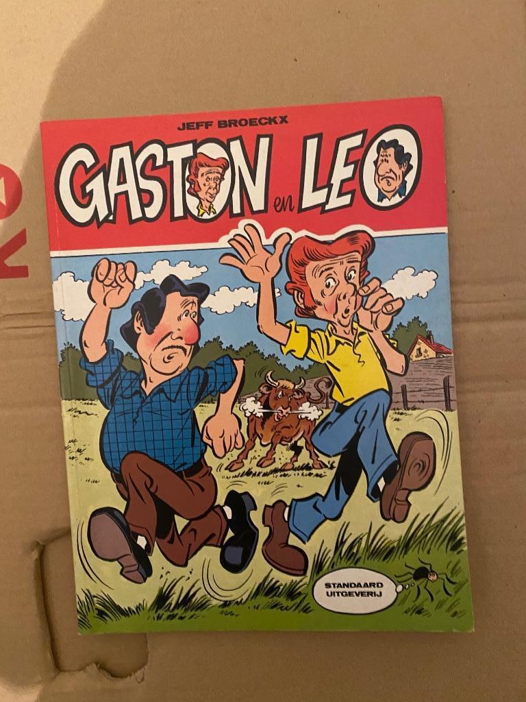 Strips Gaston en leo, Eén stripboek, Ophalen of Verzenden, Zo goed als nieuw, Jeff Broeckx