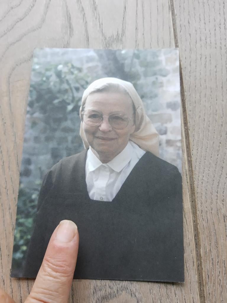 Bp missionaris Congo + Carmel Brugge, 1920-2007, Heirbaut V., Verzamelen, Bidprentjes en Rouwkaarten, Ophalen of Verzenden