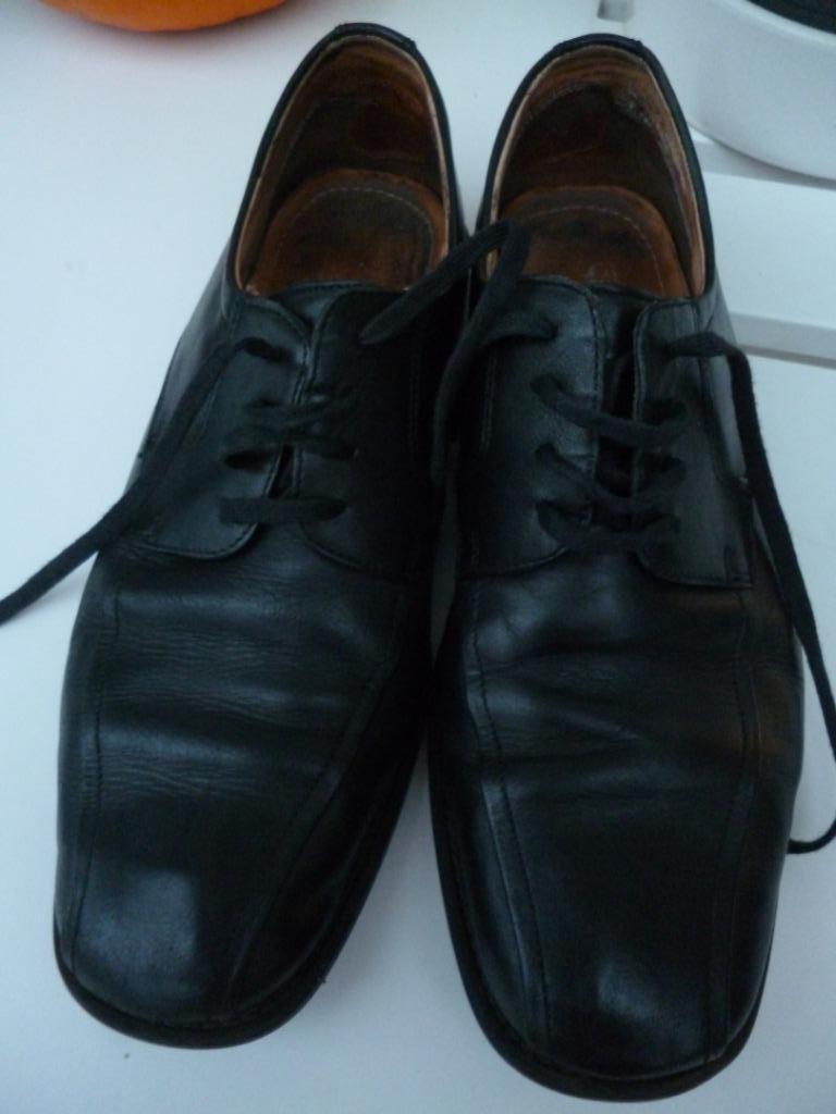Zwarte heren veterschoenen Scapa maat 42, Ophalen of Verzenden