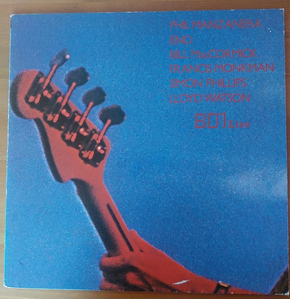 LP 801Live Brian Eno Manzanera Mc Cormick Monkman enz 1976, Enlèvement ou Envoi, Utilisé, Progressif