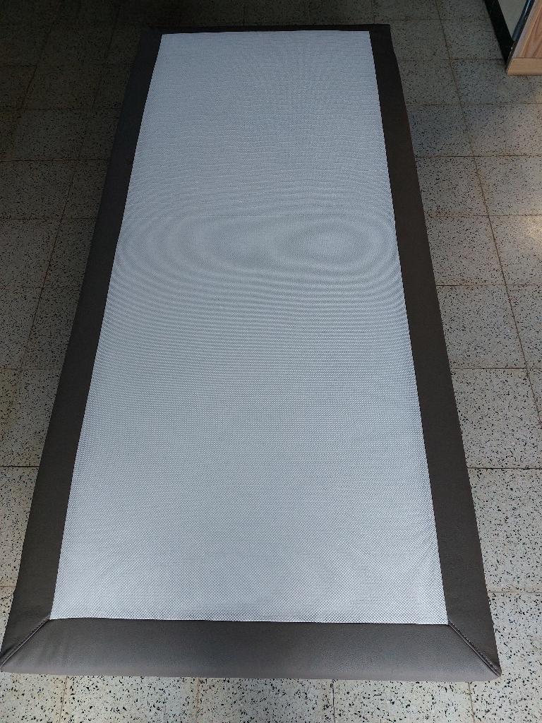 Nieuwe boxspring onderstel, Maison & Meubles, Chambre à coucher | Lits boxsprings, Neuf, 90 cm, Gris, Une personne