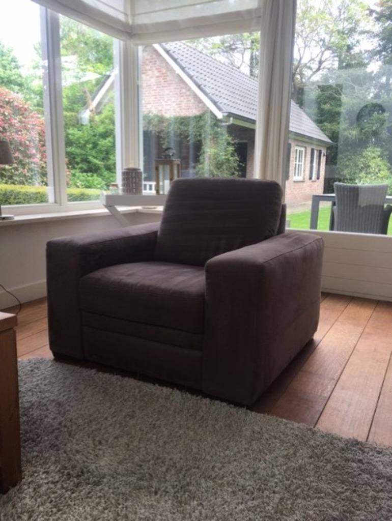 TE KOOP: mooie, z.g.a.n. fauteuil (Samos) van Goossens, Ophalen, 75 tot 100 cm, Zo goed als nieuw, 100 tot 125 cm