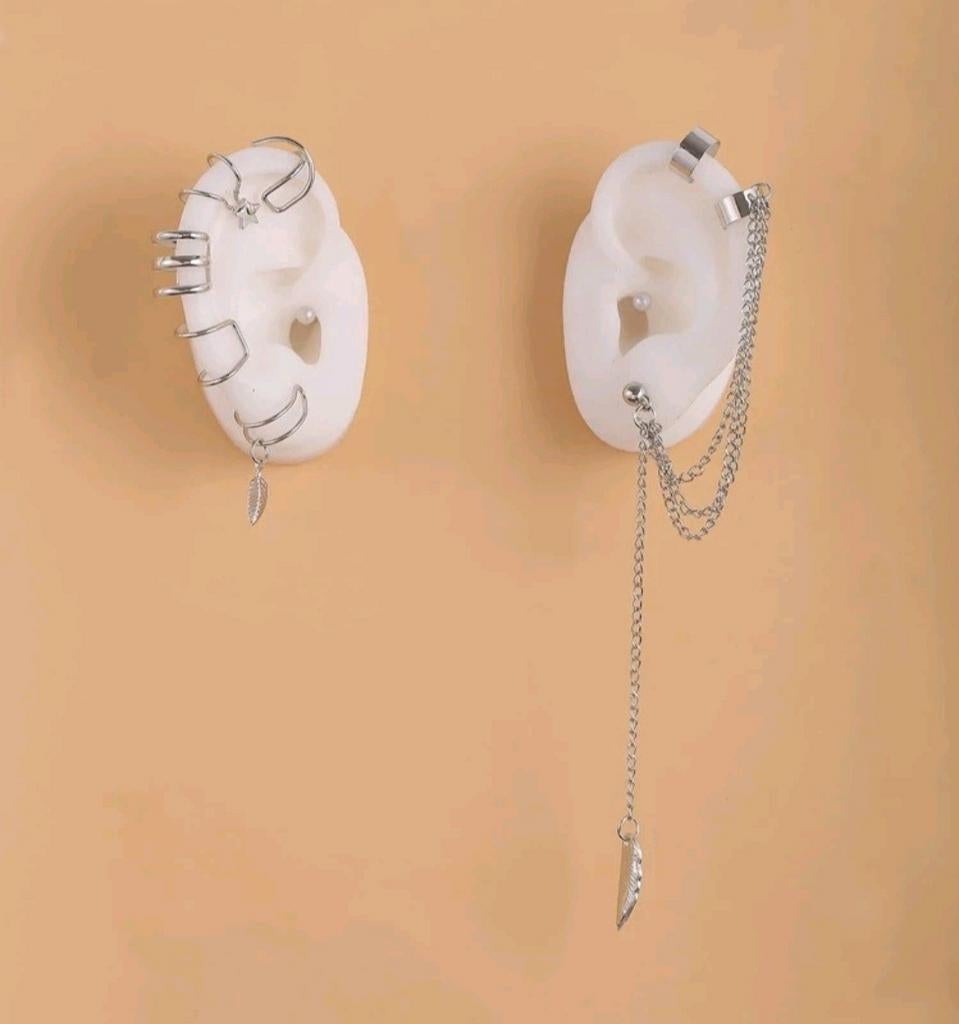 Nieuw en ongedragen oorbellen set !!! Geen echt zilver !!, Handtassen en Accessoires, 4 bedels of meer, Ophalen of Verzenden, Nieuw