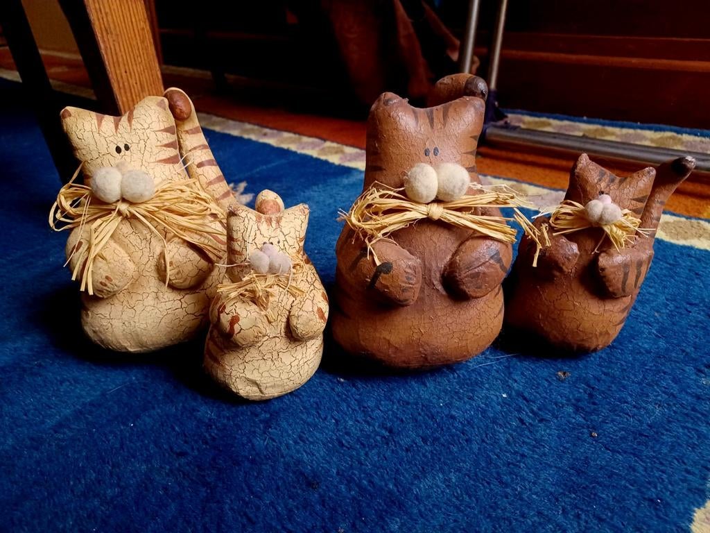4 lederen katjes, Dieren en Toebehoren, Ophalen