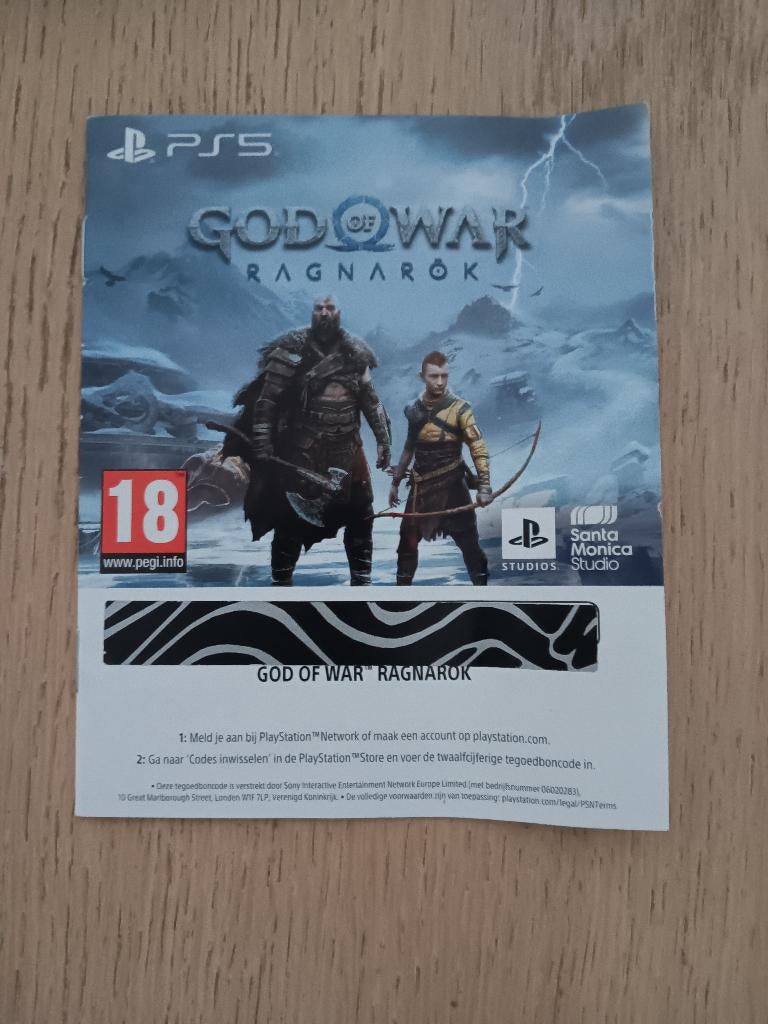 God of War Ragnarök ps5, Games en Spelcomputers, Games | Sony PlayStation 5, Ophalen of Verzenden, Nieuw