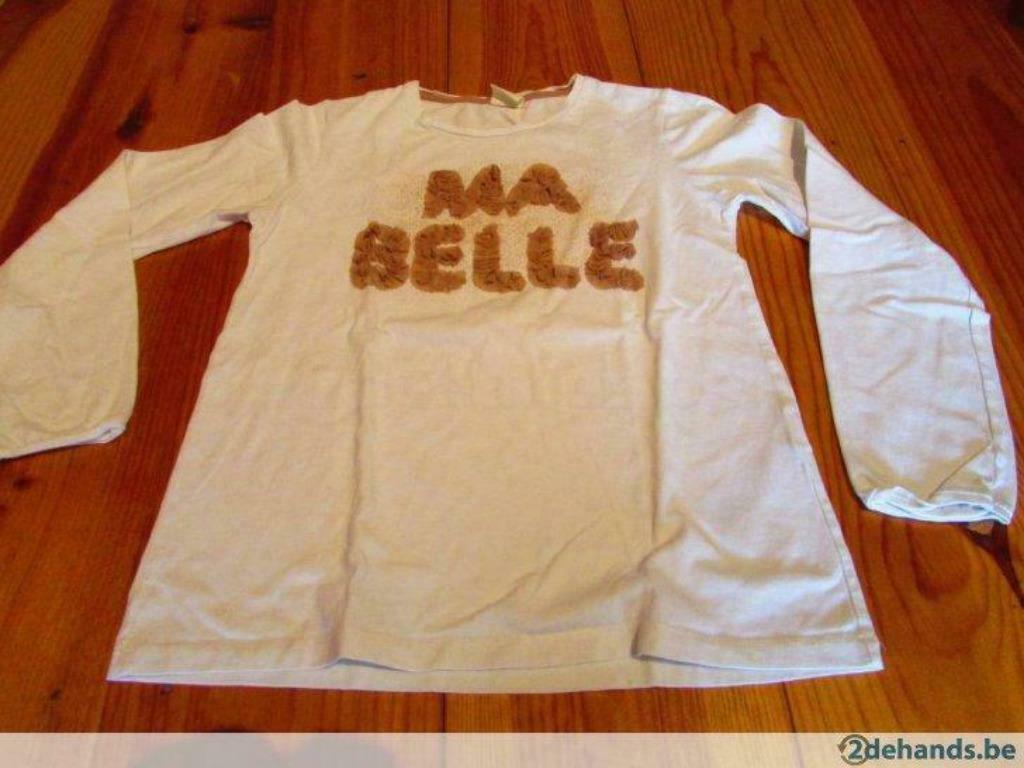 T shirt lange mouwen Zara girls maat 152, Gebruikt, Meisje, Ophalen of Verzenden, Zara