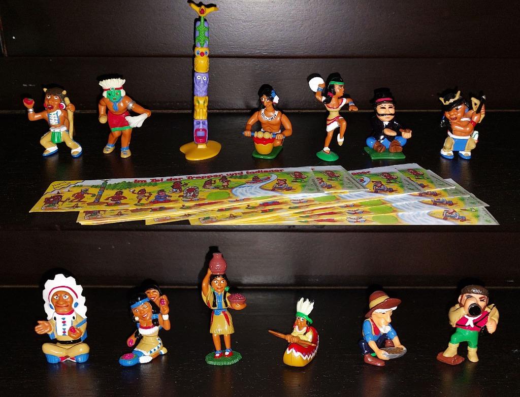 Complete serie Im Tal der Trapper und Indianer DE 1998 + 13, Ophalen of Verzenden, Zo goed als nieuw, Hardplasticfiguren