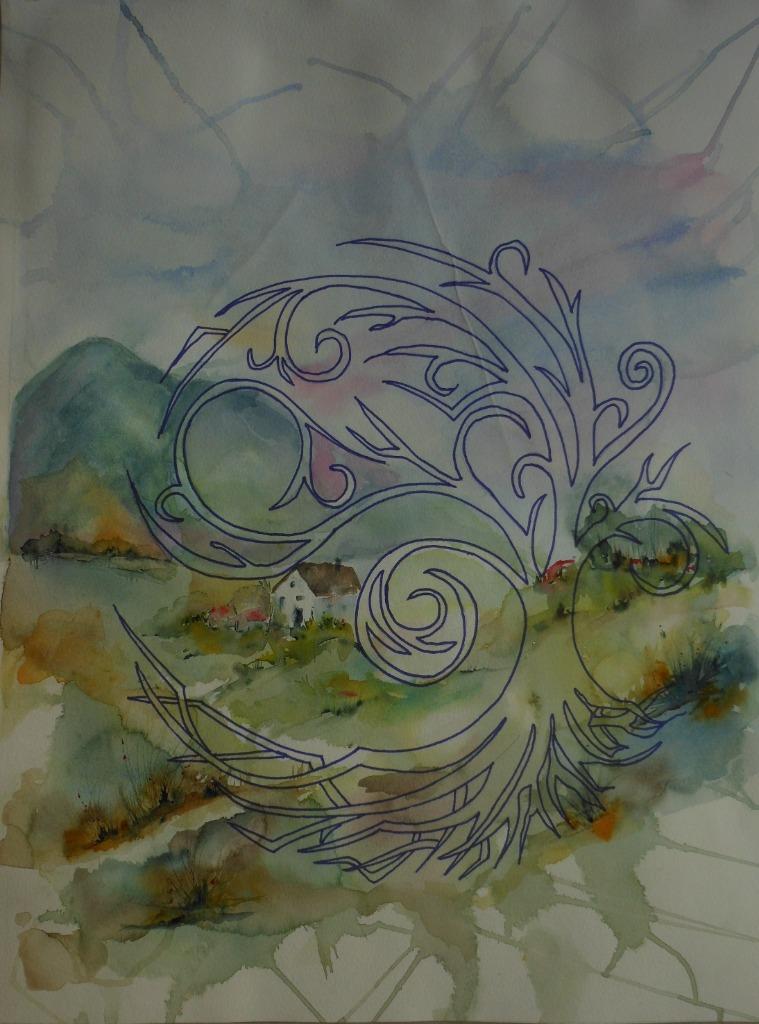 Aquarel, Antiek en Kunst, Ophalen of Verzenden