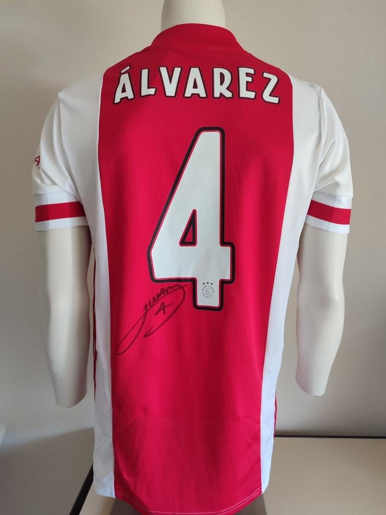 Edson Alvarez gesigneerd Ajax shirt met coa, Ophalen of Verzenden, Nieuw, Shirt