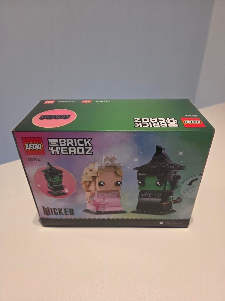 Lego  brickheadz 40794 elphaba en glinda wicked, Ophalen of Verzenden, Nieuw, Lego