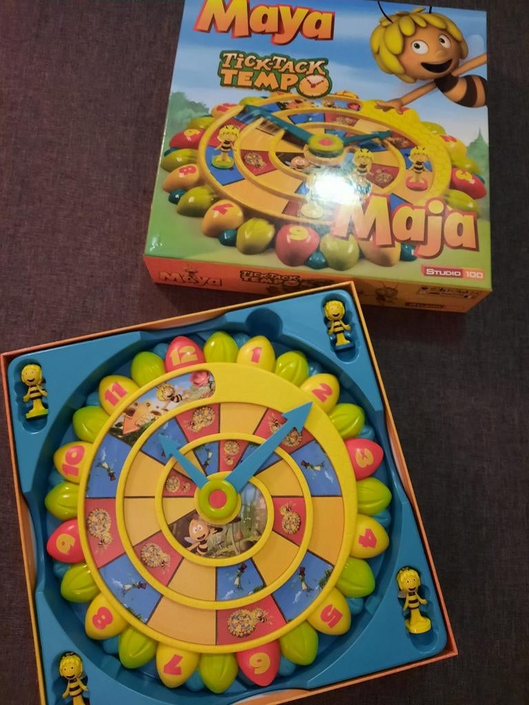 Maya tick tack tempo studio 100, Hobby en Vrije tijd, Een of twee spelers, Ophalen, Zo goed als nieuw