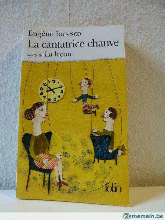 La cantatrice chauve suivi de La leçon d'Eugène Ionesco, Boeken, Ophalen of Verzenden, Gelezen