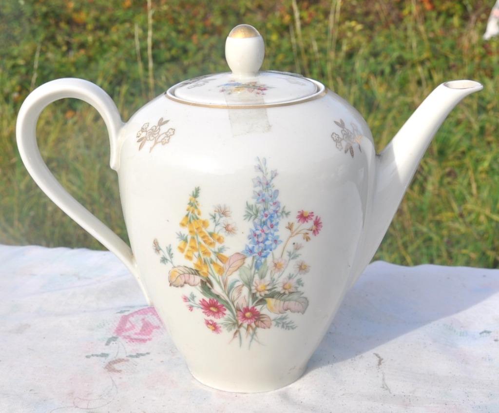 cafetière porcelaine bouquet des champs, Ophalen of Verzenden