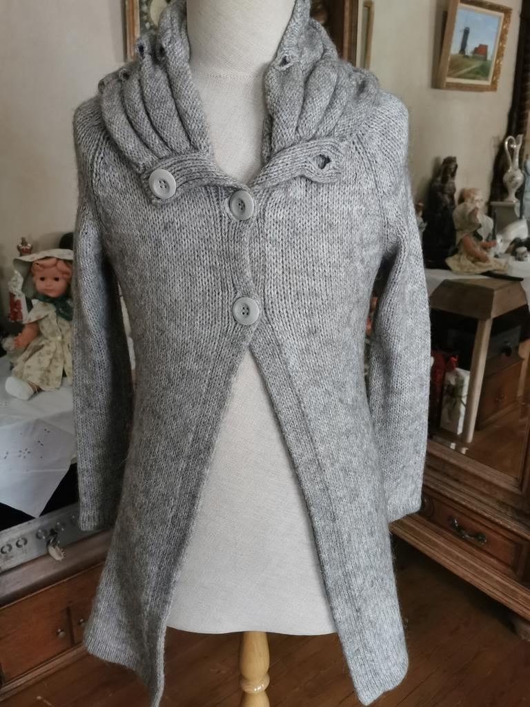 Heel mooie lange cardigan trui van Sandwich, Kleding | Dames, Ophalen of Verzenden, Zo goed als nieuw, Maat 34 (XS) of kleiner
