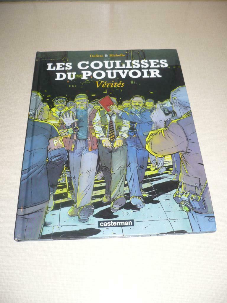 Les coulisses du pouvoir n° 4:Vérités-EO, Eén stripboek, Ophalen of Verzenden, Gelezen