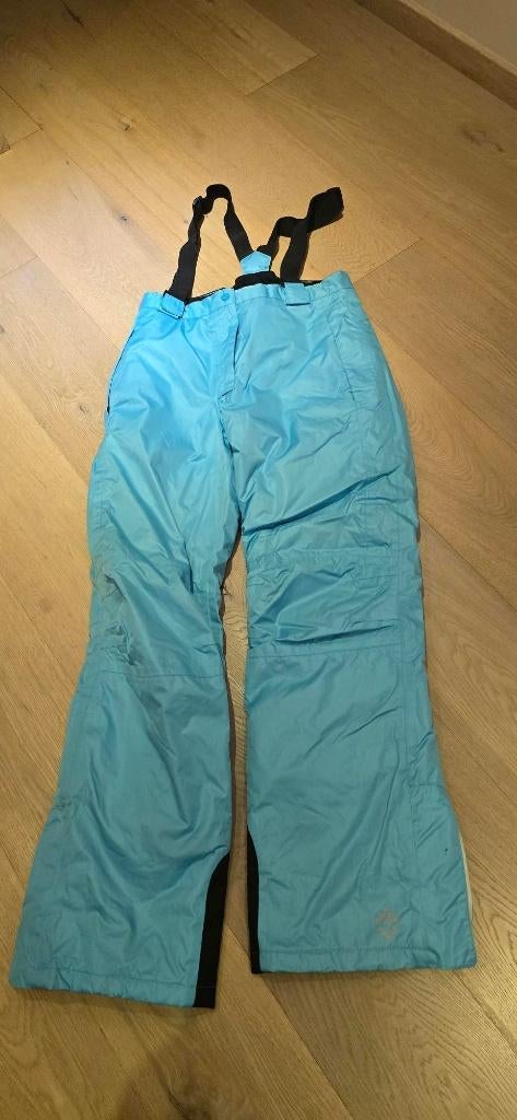 skibroek kinderen felblauw maat 158/164, Ophalen of Verzenden