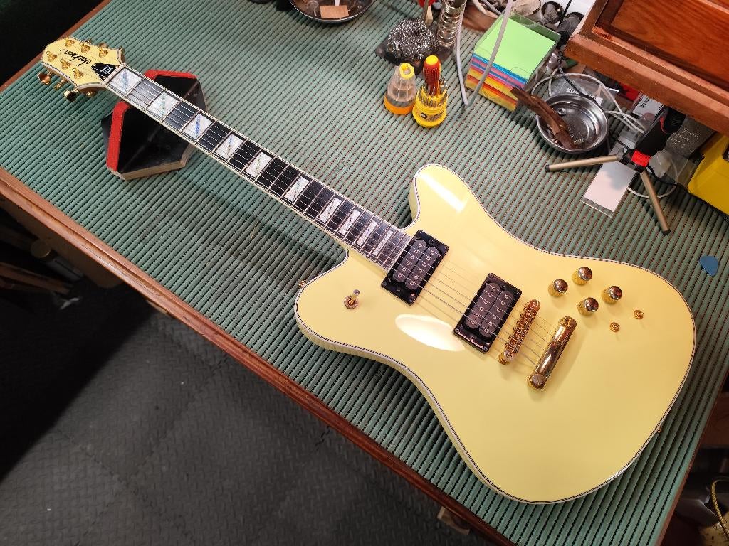 Jackson Dominion Pro Ivory M. Morton Sign. (Lamb Of God), Musique & Instruments, Enlèvement, Comme neuf, Solid body, Autres marques