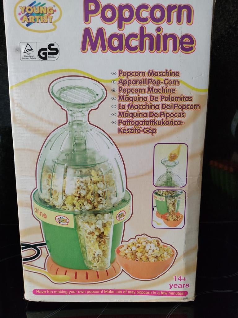 Popcornmachine in originele verpakking, Enlèvement