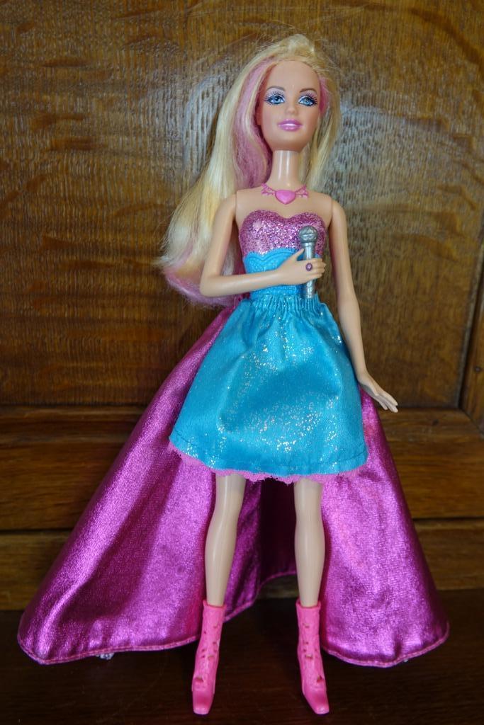 Barbie 1998 zingende prinses en popstar, Ophalen of Verzenden, Gebruikt, Barbie