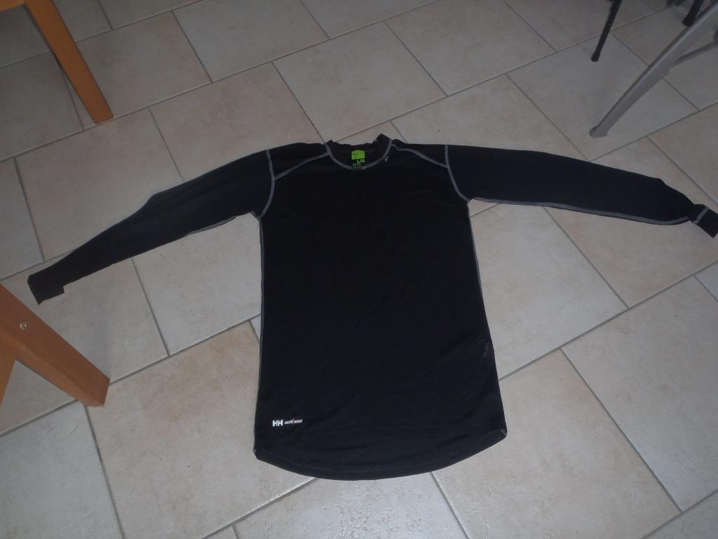 Helly Hansen t-shirt met lange mouwen maat L, Ophalen, Maat 52/54 (L), Helly Hansen, Zwart