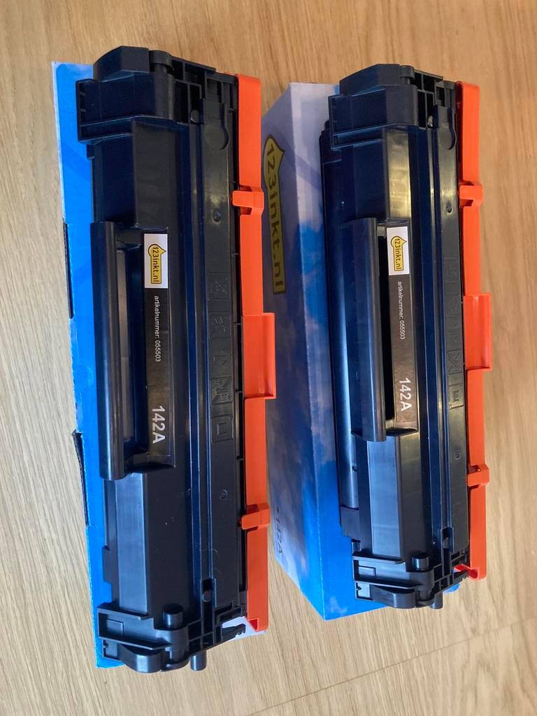 2 inktpatronen 142A ongebruikt, Divers, Accessoires de bureau, Neuf, Enlèvement