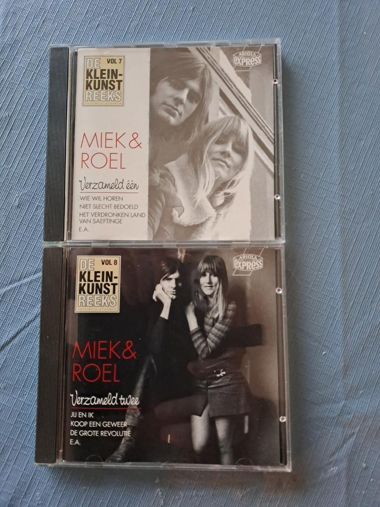 2 cds miek en roel  kleinkunstreeks vol7+8, Enlèvement ou Envoi, Comme neuf