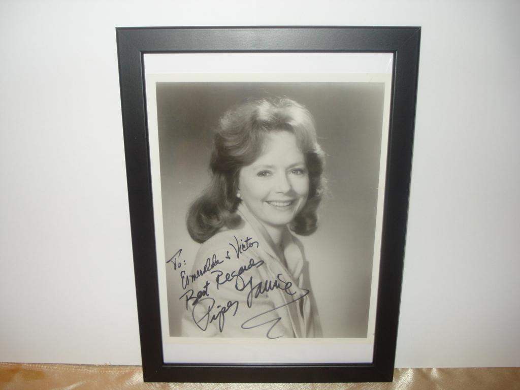 PIPER LAURIE Photo d'Epoque avec Signature Originale - Rare, Rechthoekig Staand, Met lijst, A4 of kleiner, Ophalen of Verzenden