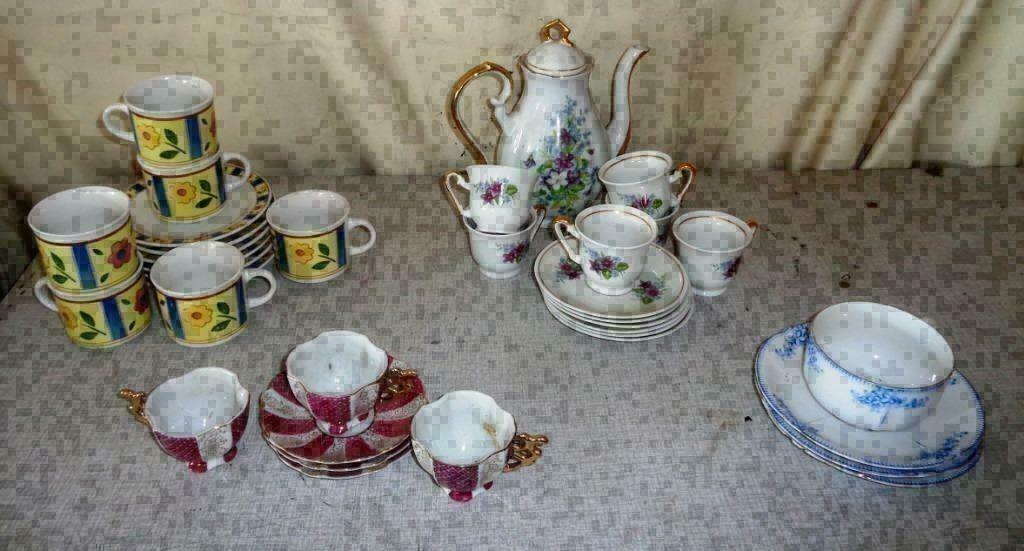 Mooi oude Koffie Servies onderdelen, Antiek en Kunst, Ophalen of Verzenden