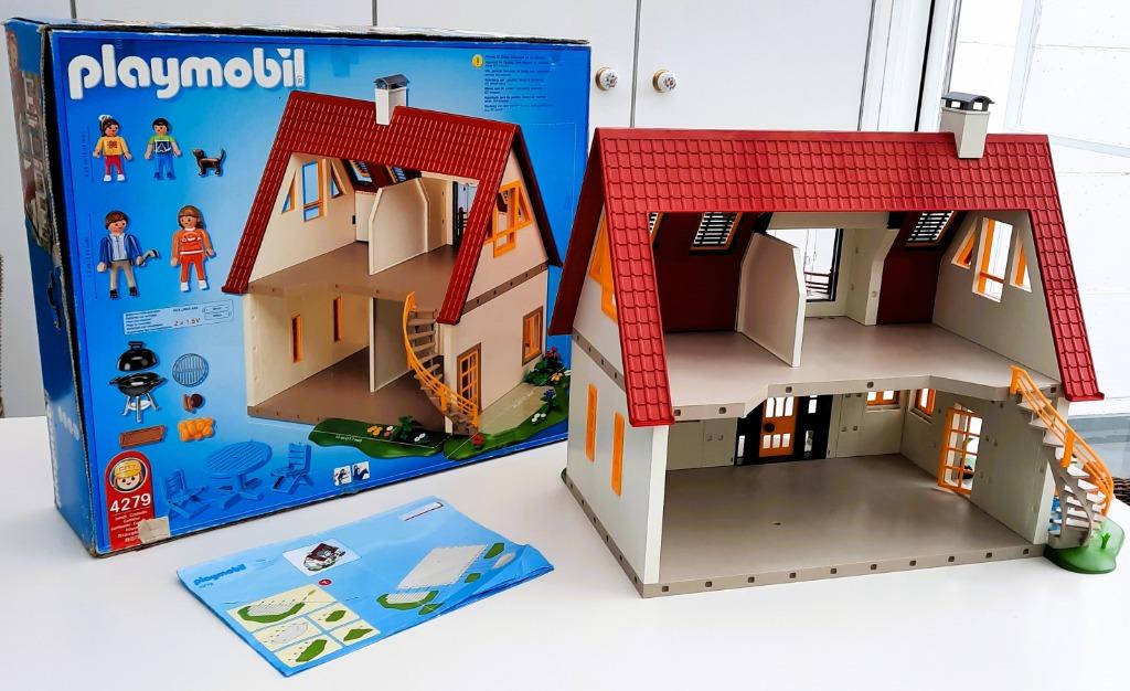 Playmobil villa  huis met uitbreiding en inrichting, Enlèvement ou Envoi, Comme neuf, Ensemble complet