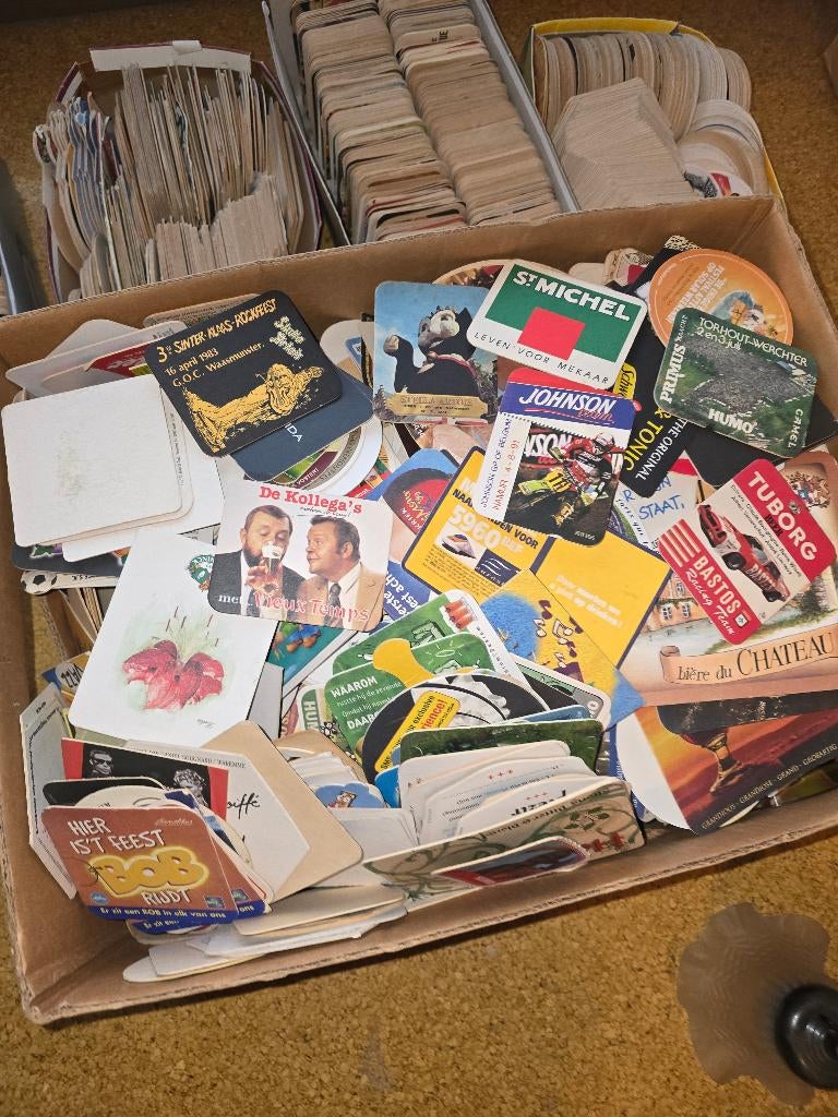 Bierkaartjes, Ophalen, Gebruikt