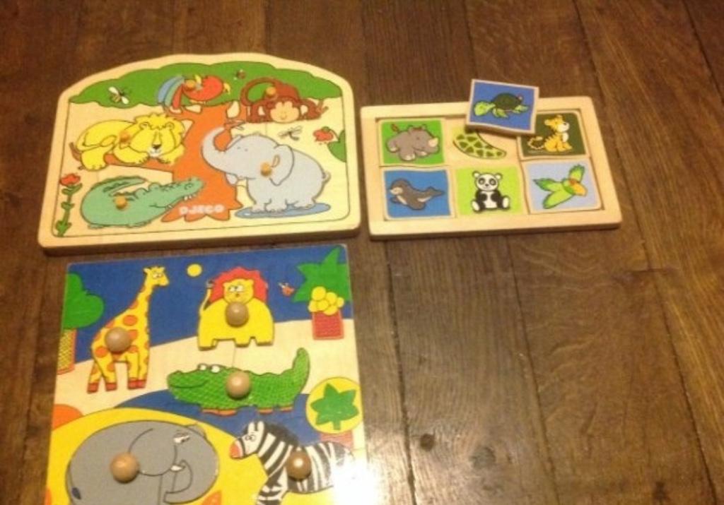 Puzzle en bois Djeco ou Hapé eco-toys, Kinderen en Baby's, Speelgoed | Kinderpuzzels, Gebruikt, Van hout, Ophalen