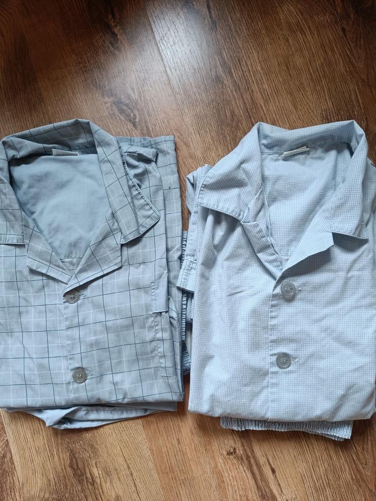 2x katoenen pyjama's maat52/L, Ophalen of Verzenden, Zo goed als nieuw, Maat 52/54 (L)