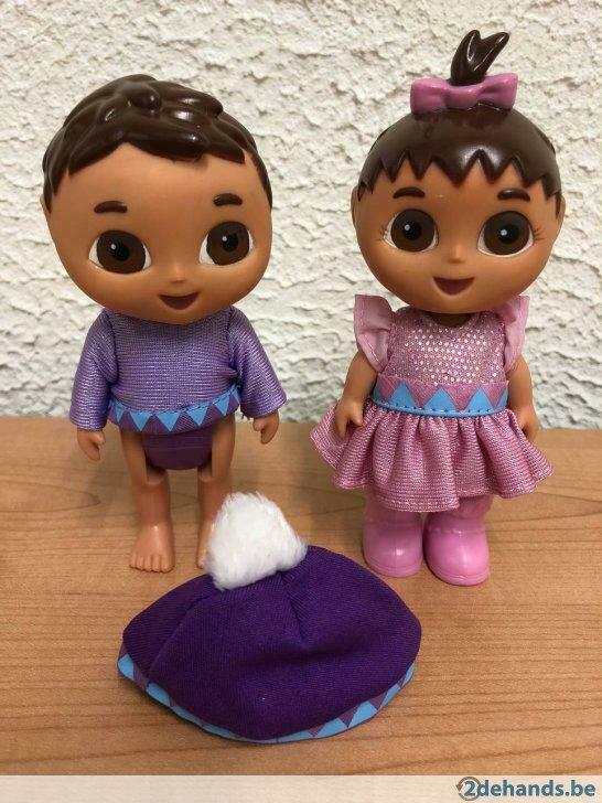 Heel leuke set van 2 schattige Dora poppetjes, Kinderen en Baby's, Speelgoed | Poppen, Gebruikt